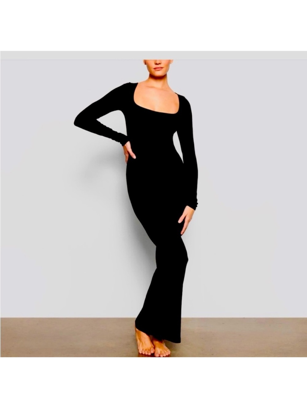 Skims S ribbed maxi dress Excellent condition